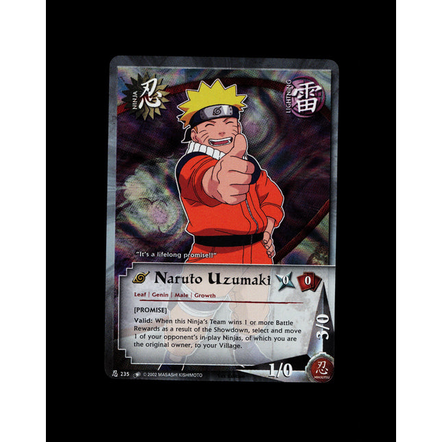 Naruto Uzumaki - 235 - NM - 1st Edition - Foil - Naruto CCG - D3-15
