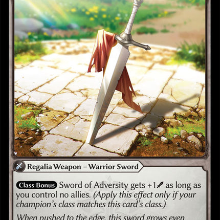 Sword of Adversity - DOA Alter EN-055 - x1 - Rare - Near Mint - Non-Foil - Grand Archive TCG