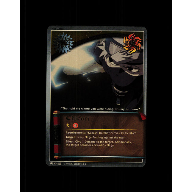 Chidori - 604 - NM - 1st Edition - Foil - Naruto CCG - D4-279