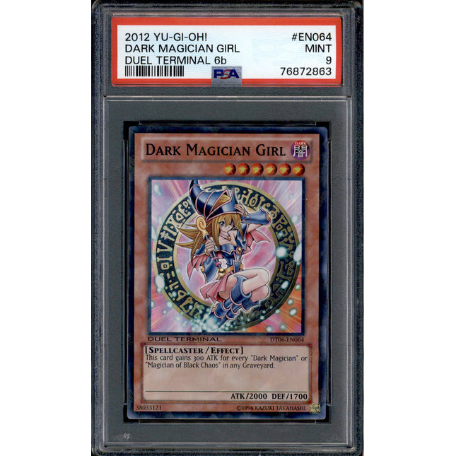 Dark Magician Girl - DT06-EN064 - PSA 9 - Shatter Foil - Duel Terminal - Pokemon - 72863