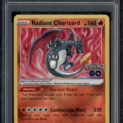 Radiant Charizard - 011/078 - PSA 10 - Ultra Rare - Pokemon GO - Pokemon - 79958