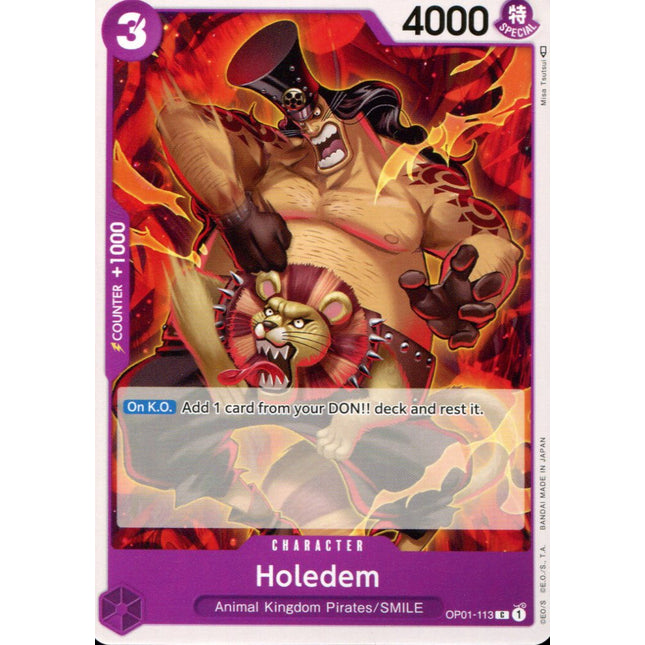 Holdeem - OP01-113 - Common - English - One Piece TCG OP-01