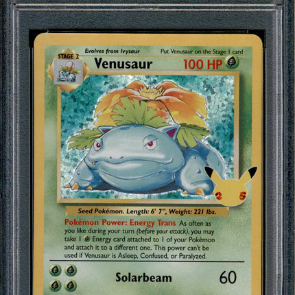 Venusaur - 15/102 - PSA 10 - Holo - Celebrations - Pokemon - 62003