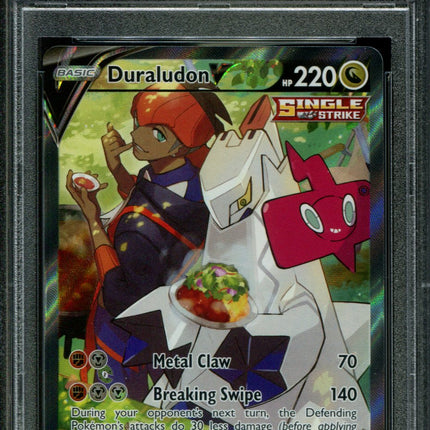 Duraludon V - 198/203 - PSA 9 - Alt Art - Evolving Skies - Pokemon - 57006