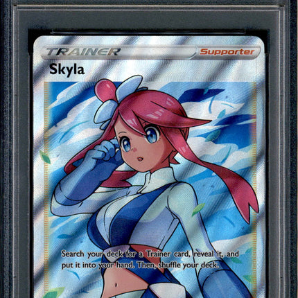 Skyla - 072/072 - PSA 9 - Full Art - Shining Fates - Pokemon - 80029