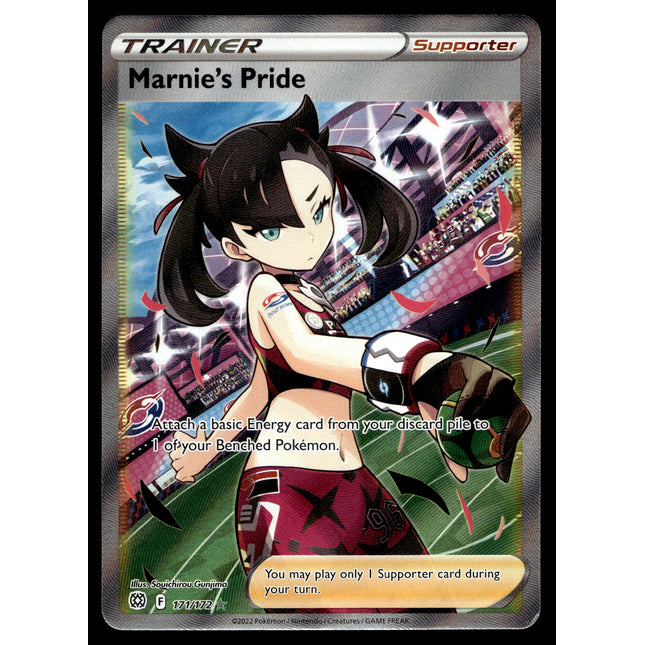 Marnie's Pride - 171/172 - PSA NM - Full Art - Brilliant Stars - Pokemon - A5-30
