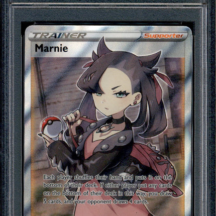 Marnie - 200/202 - PSA 9 - Full Art - Sword & Shield - Pokemon - 76499
