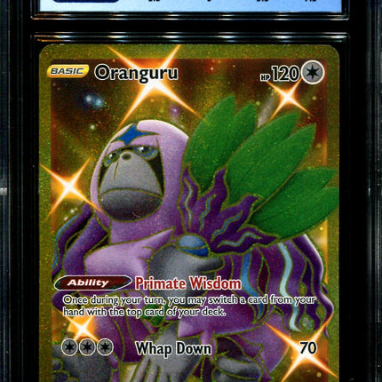 Oranguru - 199/185 - CGC 8 - Secret Rare - Vivid Voltage - Pokemon - 28228