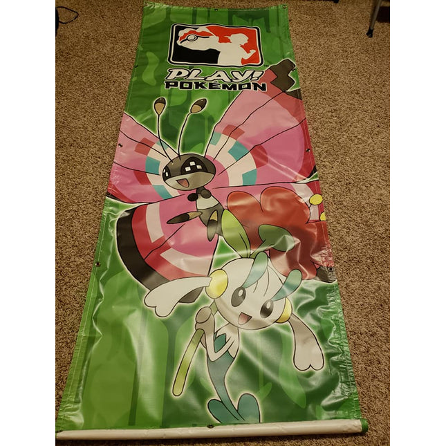Vivillon - Play! Pokemon - Tall Tarp Banner - 36"x95"