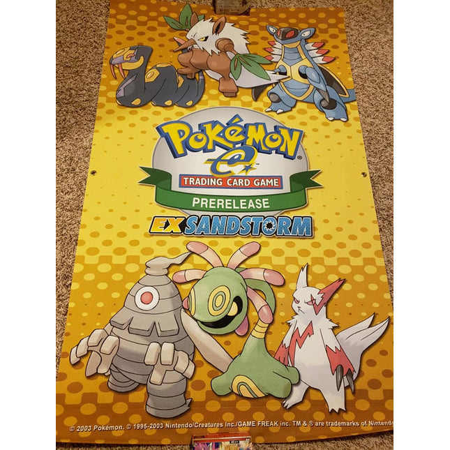 Zangoose - Ex Sandstorm - Pokemon Prerelease Cloth Banner - 36"x61"