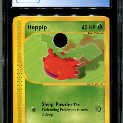 Hoppip - 112/165 - CGC 7 - Expedition - Demo - Hole Punched Matte Back - Pokemon - 91090