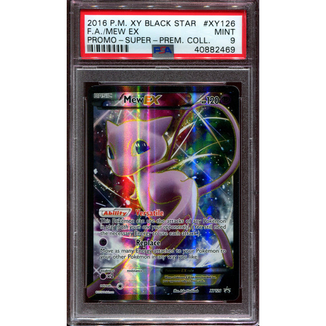 Mew EX - Full Art - Promo - XY Super Premium Collection - XY126 - PSA 9