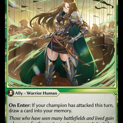 Tactful Sergeant - DOA 1st EN-226 - Rare - Near Mint - Non-Foil - Grand Archive TCG