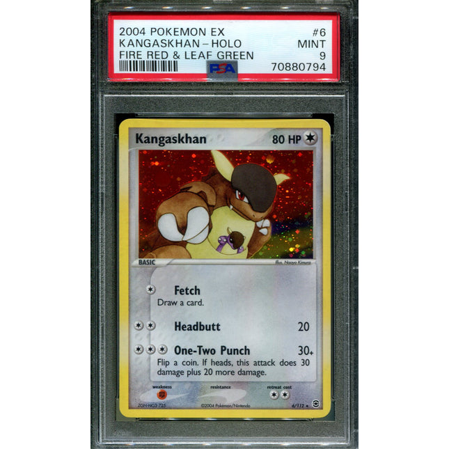 Kangaskhan - 6/112 - PSA 9 - Holo - FRLG - Pokemon - 80794