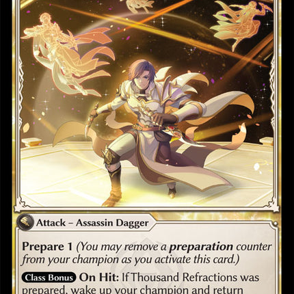 Thousand Refractions - DOA Alter EN-263 - x1 - Super Rare - Near Mint - Non-Foil - Grand Archive TCG