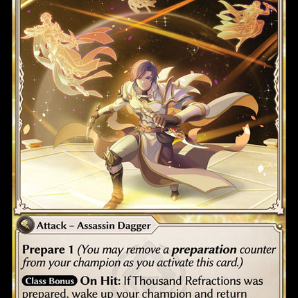 Thousand Refractions - DOA 1st EN-263 - Super Rare - Near Mint - Foil - Grand Archive TCG