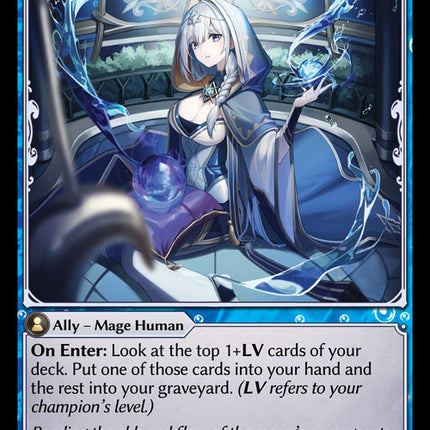 Tide Diviner - DOA 1st EN-196 - Rare - Near Mint - Foil - Grand Archive TCG