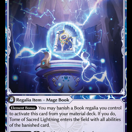 Tome of Sacred Lightning - DOA 1st EN-062 - Ultra Rare - Near Mint - Foil - Grand Archive TCG