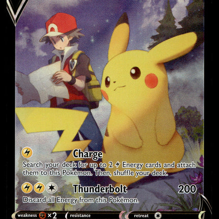 Pikachu V - TG16/TG30 - NM - Alt Art - Lost Origin - Pokemon - A9-127