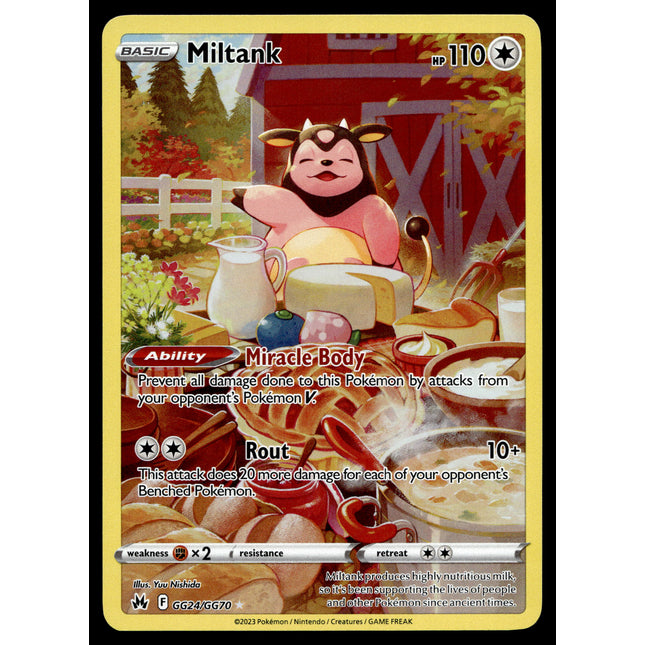 Miltank - GG24/GG70 - NM - Art Rare - Crown Zenith - Pokemon - A8-78