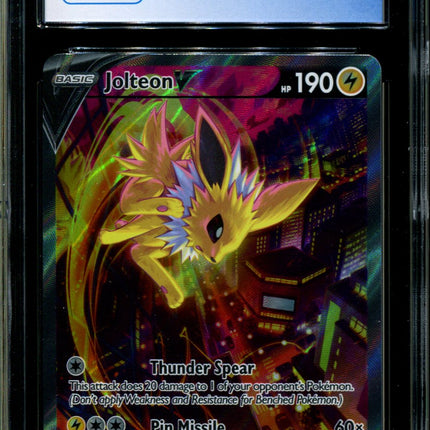 Jolteon V - SWSH183 - CGC 9 - Black Star Promos - Alternate Art - Pokemon - 92322