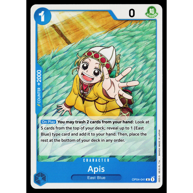 Apis - OP04-041 - NM - Common - English OP04 - One Piece TCG