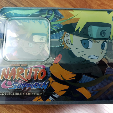Naruto Chibi Tin - Set 19 & 20 - 4 Booster Packs (2 Path of Pain, 2 Tales of the Gallant Sage) - Naruto CCG Card Game - Sealed