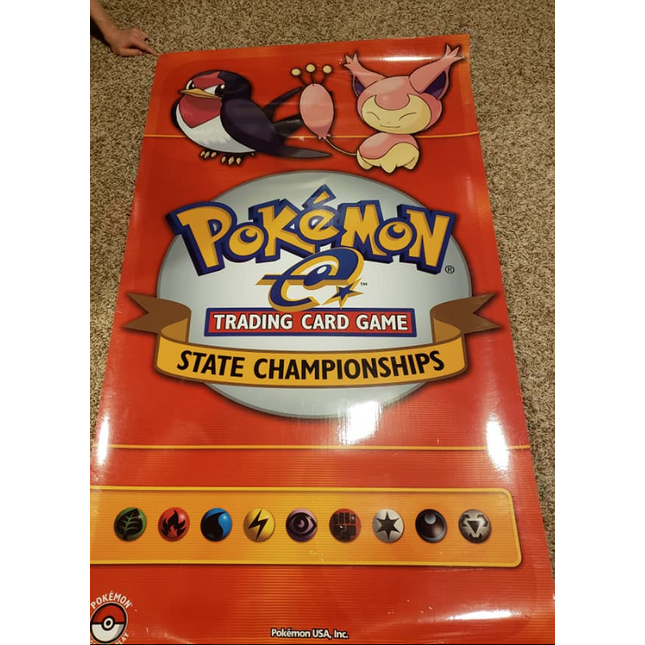 Skitty & Tailow - Pokemon State Championships - Tall Laminated Banner - 36"x59"