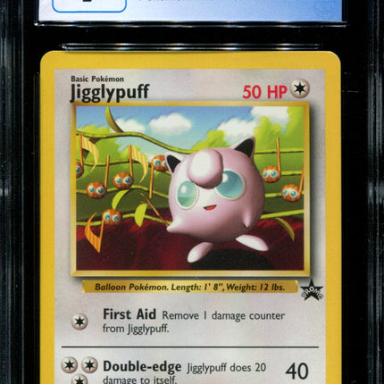 Jigglypuff - 7 - CGC 9 - Black Star Promo - First Movie Soundtrack - Pokemon - 54096
