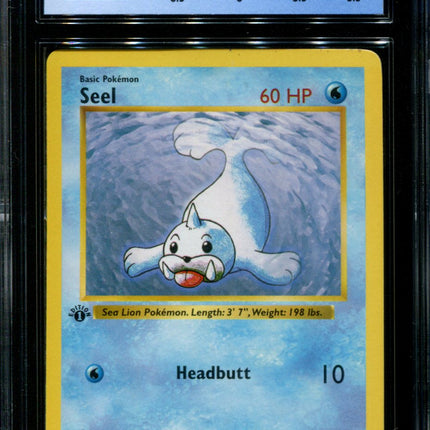 Seel - 41/102 - CGC 8.5 - 1st Edition - Base Set - Pokemon - 38153