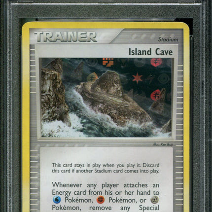 Island Cave - 89/101 - PSA 9 - Reverse Holo - Hidden Legends - Pokemon - 65080