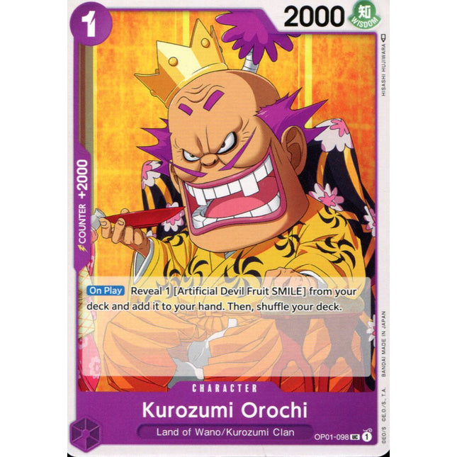 Kurozumi Orochi - OP01-098 - Uncommon - English - One Piece TCG OP-01