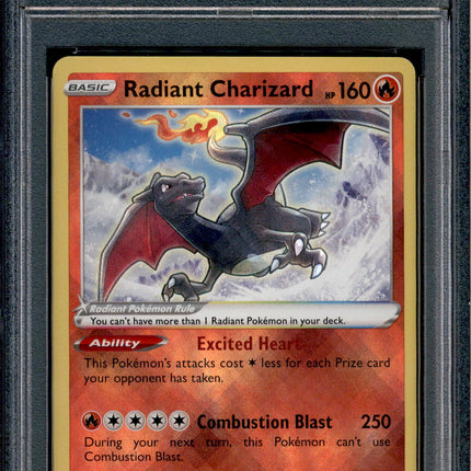 Radiant Charizard - 020/159 - PSA 9 - Holo - Crown Zenith - Pokemon - 73400