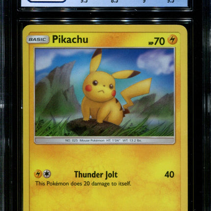 Pikachu - SM183 - CGC 9 - Holo - Unbroken Bonds - Black Star Promos - 36744