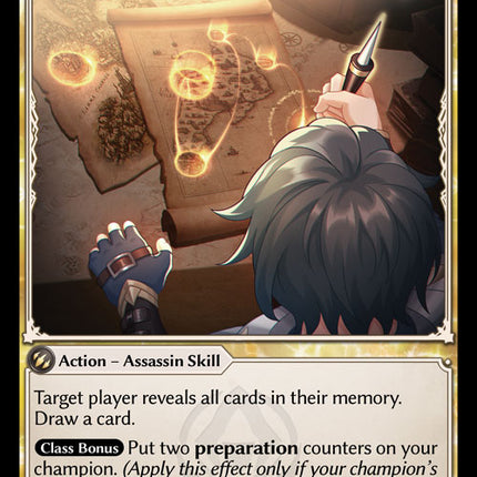 Uncover the Plot - DOA 1st EN-265 - Rare - Near Mint - Foil - Grand Archive TCG