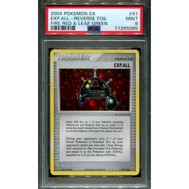 Exp. All - 91/112 - PSA 9 - Reverse Holo - FRLG - Pokemon - 65085