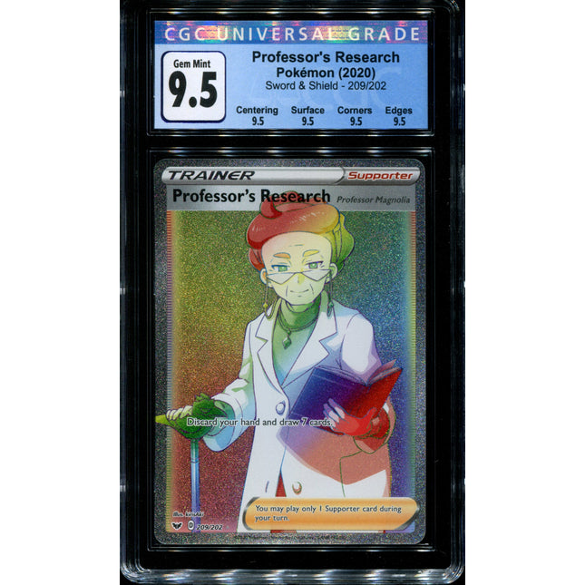 Professor's Research - 209/202 - CGC 9.5 Gem Mint - Sword & Shield - 02316