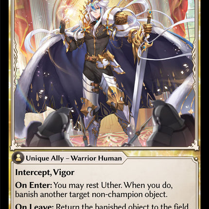 Uther, Illustrious King - FTC EN-088 - x1 - SR - NM - Non-Foil - Grand Archive TCG