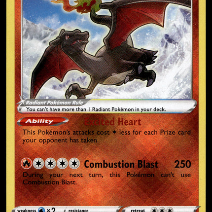 Radiant Charizard - 020/159 - NM - Ultra Rare - Crown Zenith - Pokemon - A7-66