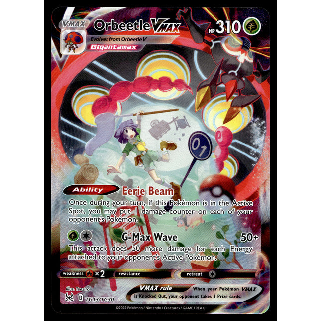Orbeetle Vmax - TG13/TG30 - NM - Alt Art - Lost Origin - Pokemon - A7-74