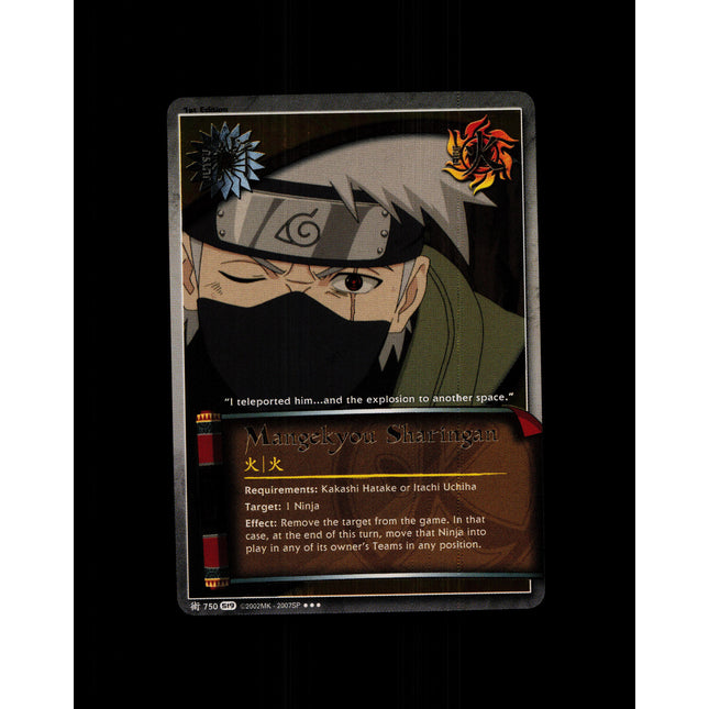 Mangekyou Sharingan - 750 - NM - 1st Edition Foil - S19 - Naruto CCG - D4-135