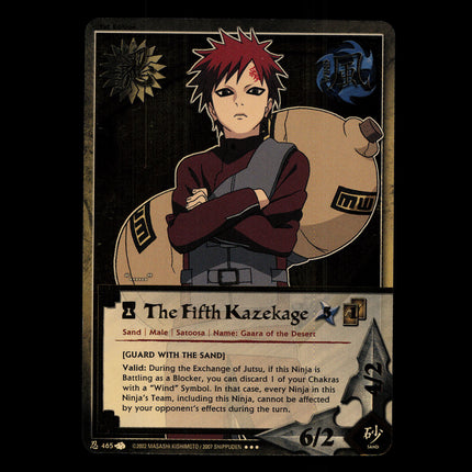 The Fifth Kazekage - 465 - NM - 1st Edition - Foil - Naruto CCG - D4-163