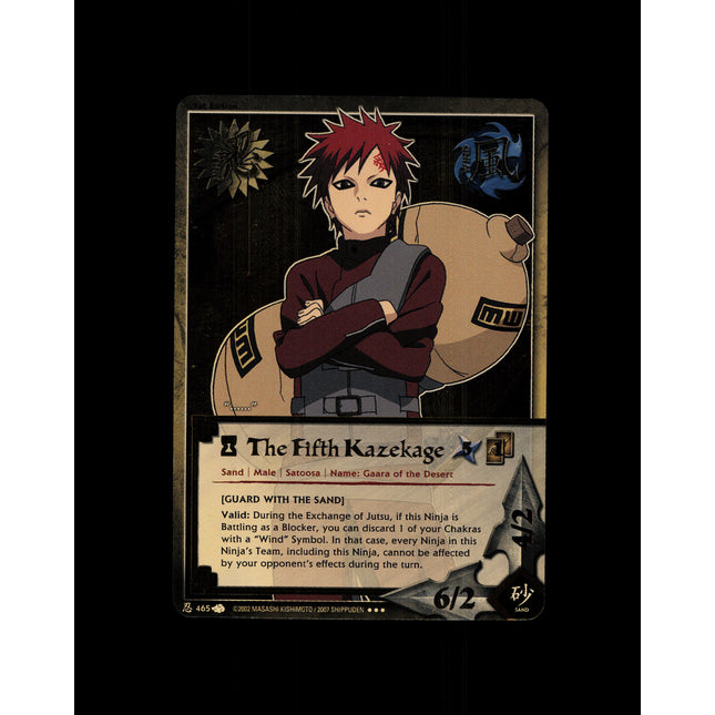 The Fifth Kazekage - 465 - NM - 1st Edition - Foil - Naruto CCG - D4-163
