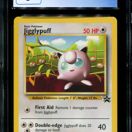 Jigglypuff - 7 - CGC 9 - Black Star Promo - First Movie Soundtrack - Pokemon - 54094