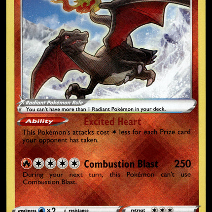 Radiant Charizard - 020/159 - NM - Ultra Rare - Crown Zenith - Pokemon - A7-58