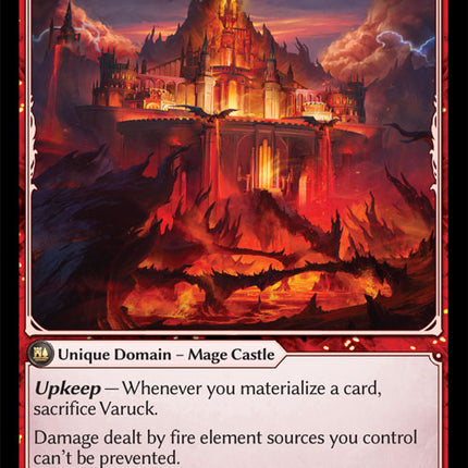 Varuck, Smoldering Spire - DOA Alter EN-158 - Super Rare - Near Mint - Foil - Grand Archive TCG