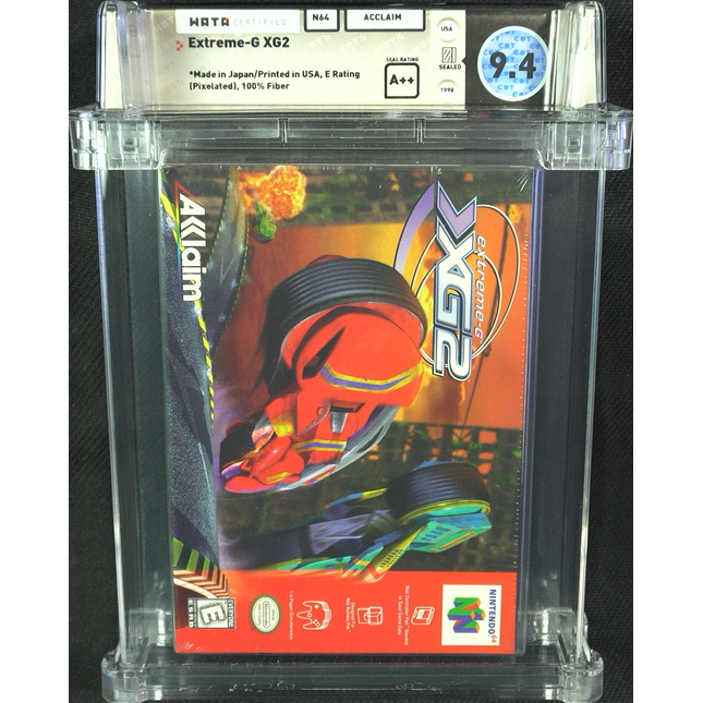 Extreme-G XG2 - N64 - WATA 9.4 - A++ - Nintendo - Brand New Sealed