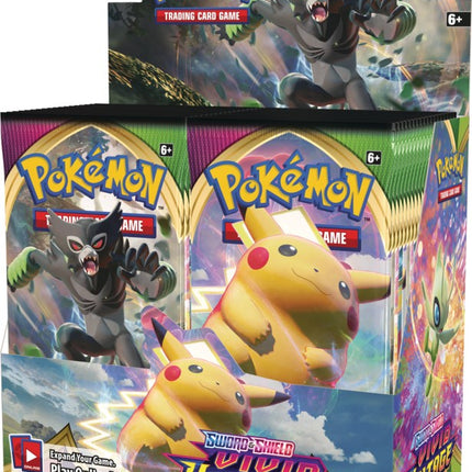 Vivid Voltage - Sword & Shield Era - Pokemon - 6 Booster Box Case (36 Packs Per Box) - Sealed - New