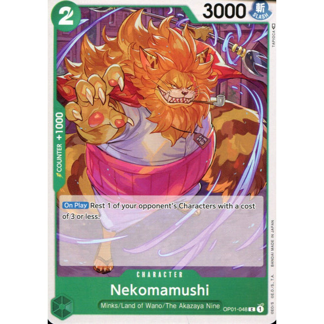 Nekomamushi - OP01-048 - Common - English - One Piece TCG OP-01