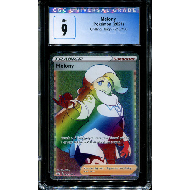 Melony - 218/198 - CGC 9 - Chilling Reign - Hyper Rare - Pokemon - 91283
